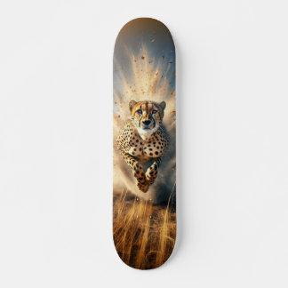 Skateboard Tabla de Skate Leopardo en Veloz Carrera