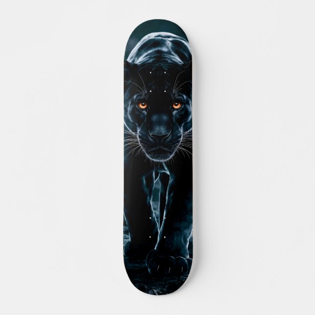 Skateboard Tabla de Skate Pantera Negra Acechando (Devant)