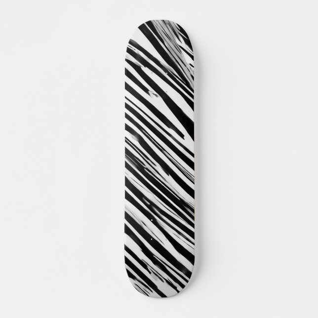 Skateboard Tabla de Skate Rayas blancas (Devant)