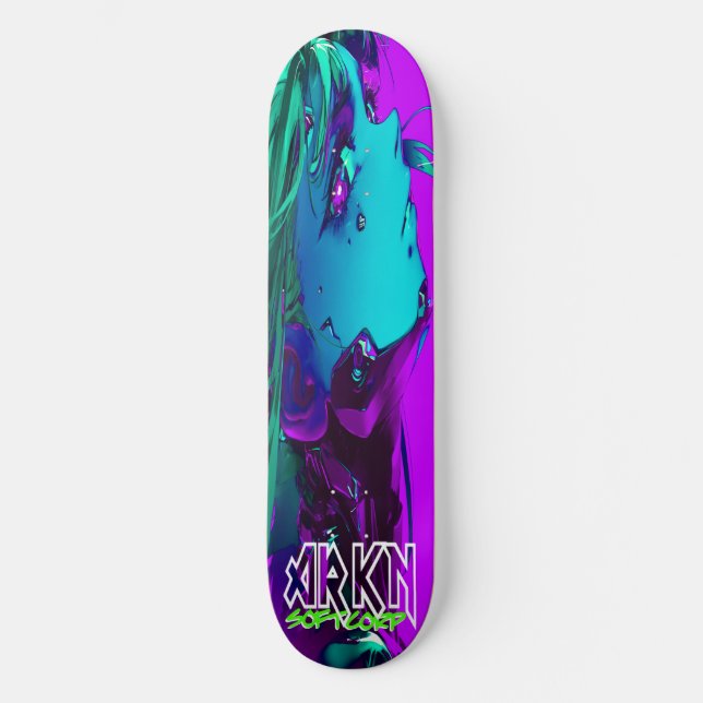 Skateboard Tableau ARKN X SOFTCORP (Recto)