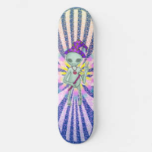 Skateboard Tableau de bord alien de l'Assistant Paix