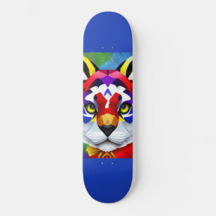 Skateboard Tableau de bord bleu chat d'Alexander