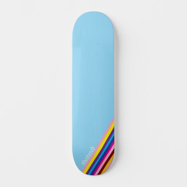 Skateboard tableau de bord brisé (Recto)