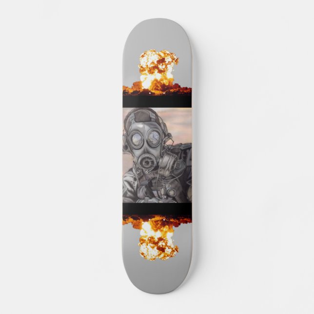 Skateboard Tableau de bord Cool d'explosion nucléaire (Recto)