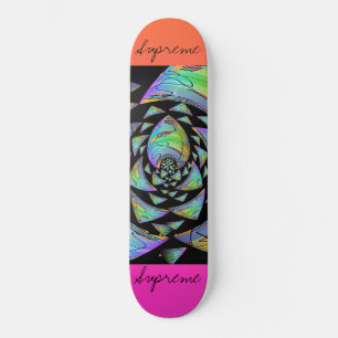 Skateboard Tableau de bord de conception Plante Abstrait