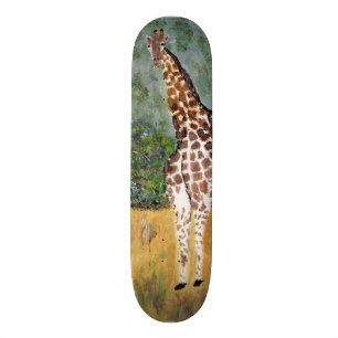 Skateboard Tableau de bord de girafe