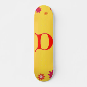 Skateboard Tableau de bord de la lettre D
