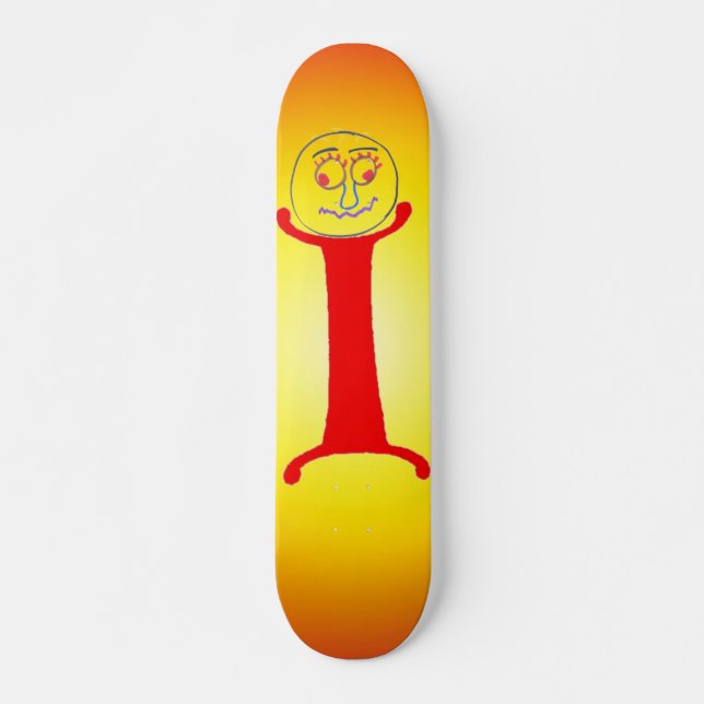 Skateboard Tableau de bord de la lettre I (Devant)