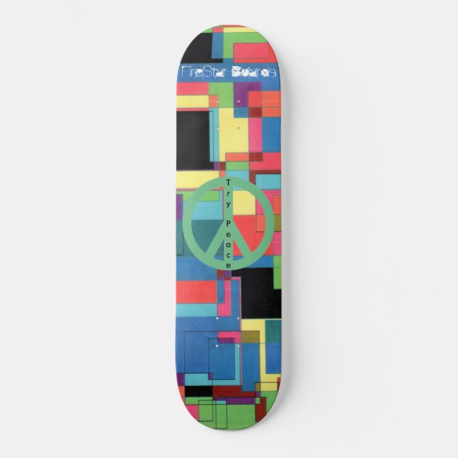 Skateboard Tableau de bord de la paix MoSaiC (Recto)