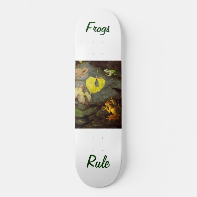 Skateboard Tableau de bord de la règle de grenouilles (Recto)