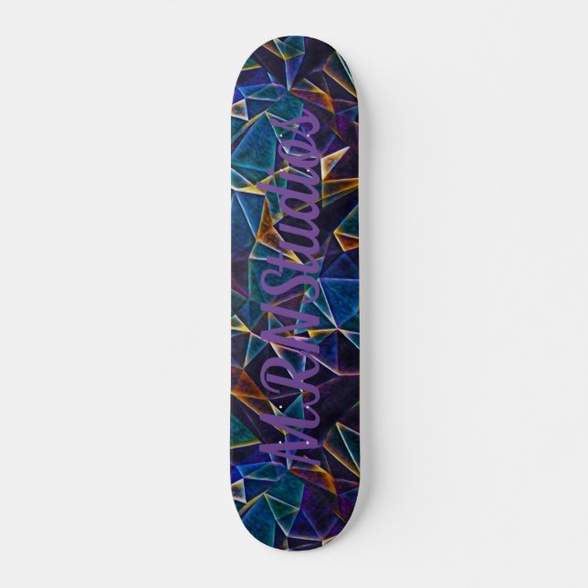 Skateboard Tableau de bord des bulles cassées (Devant)