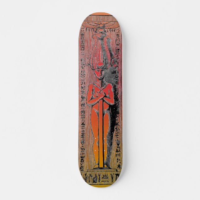 Skateboard Tableau de bord des colonnes égyptiennes (Devant)