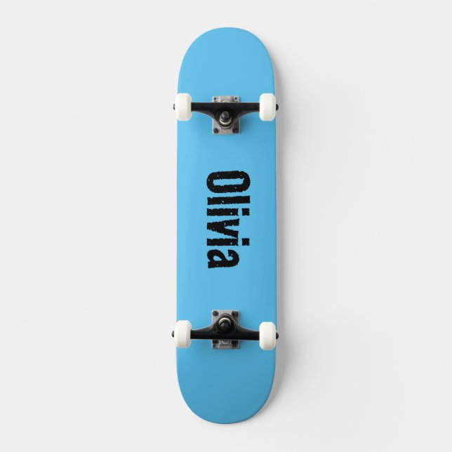 Skateboard Tableau de bord des noms personnalisés (Recto)