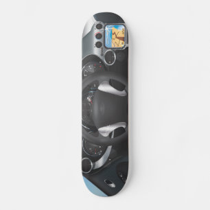 Skateboard Tableau de bord des voitures de sport