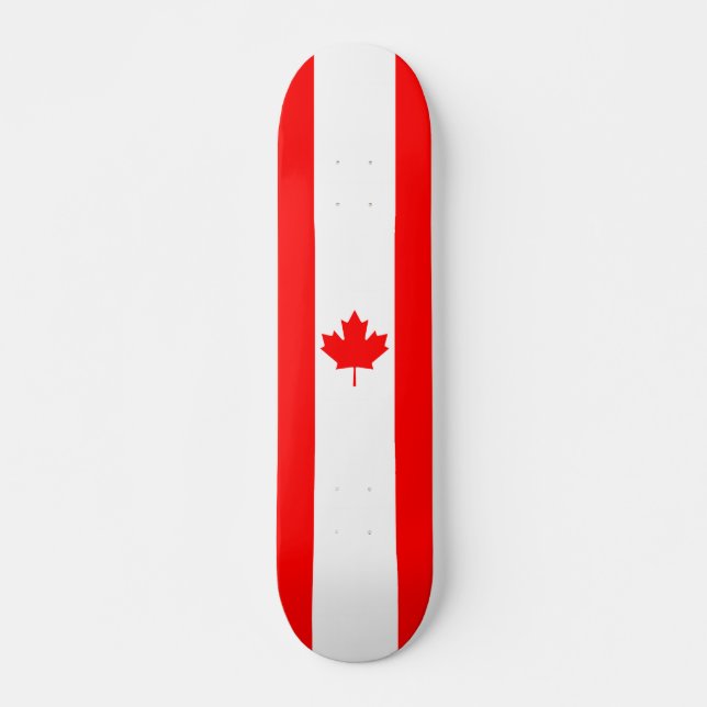 Skateboard Tableau de bord du drapeau du Canada (Devant)