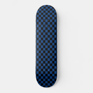 Skateboard Tableau de bord noir et bleu classique