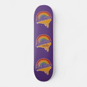 Skateboard Tableau de bord personnalisé de l'équipe Rainbow