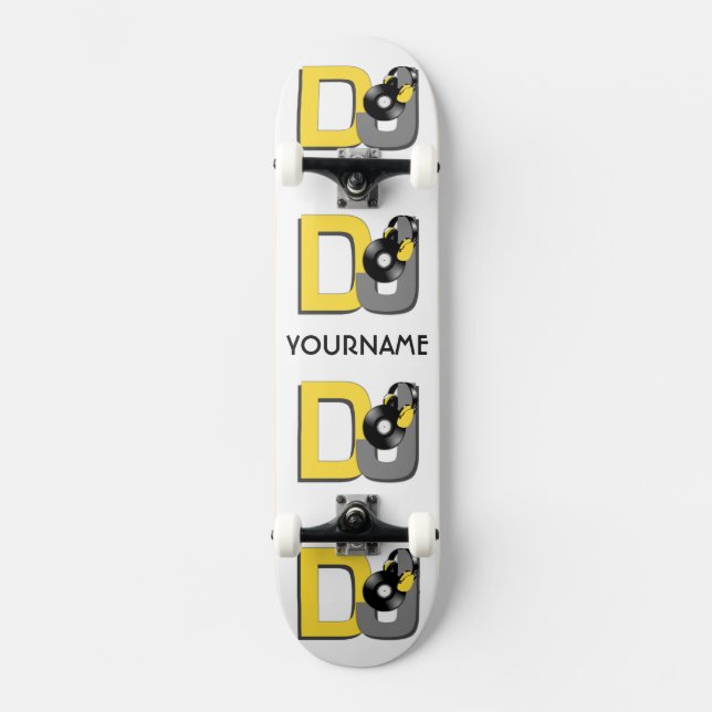 Skateboard Tableau de bord personnalisé DJ (Recto)
