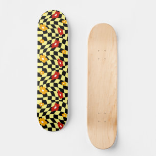 Skateboard Tableau de contrôle floral de marguerite super, an