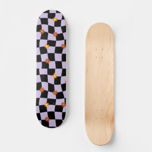Skateboard Tableau de contrôle floral de marguerite super, Wr