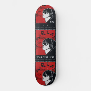 Skateboard Tableaux de bord personnalisés Art déco