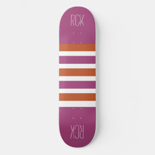 Skateboard Tableaux monogrammes personnalisés Motifs