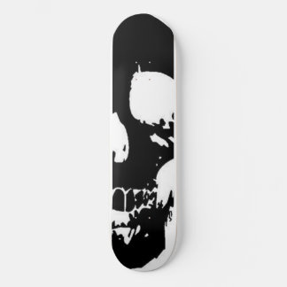 Skateboard tablette de crâne