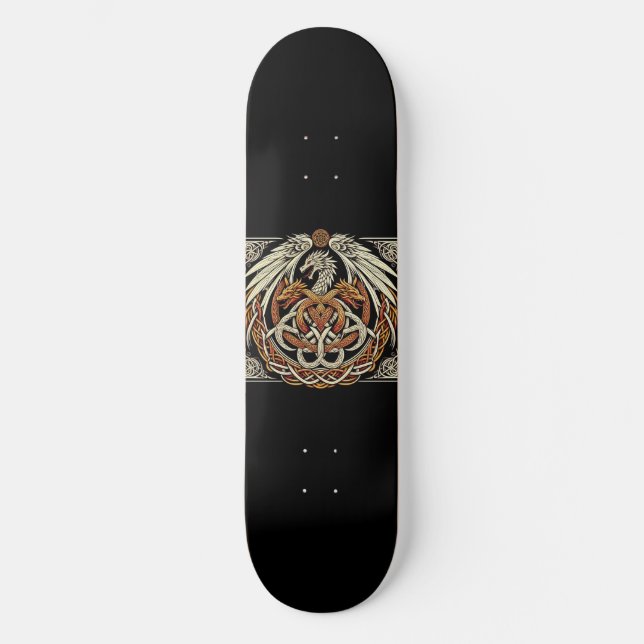 Skateboard Tan Dragons (Recto)