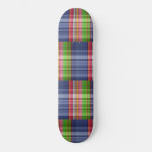 Tartan Plaid Multi Color Off Set