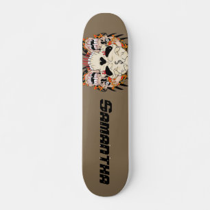 Skateboard Tatouage Ski Huit Ball Old School Skate