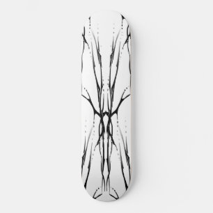 Skateboard Tatouage tribal de crâne de cerf Miroir numérique