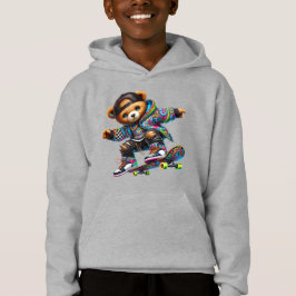 Skateboard-Teddy-Sweatshirt Hoodie
