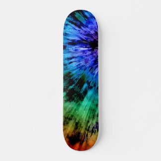 Skateboard Teinture à tarte Abstraite