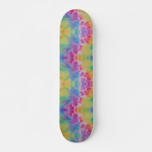 Skateboard Teinture Abstraite arc-en-ciel