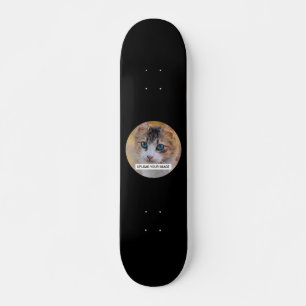 Skateboard Téléchargez votre photo Cute Cat