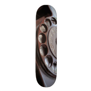 Skateboard Téléphonie circulaire Retro Conception Vintage