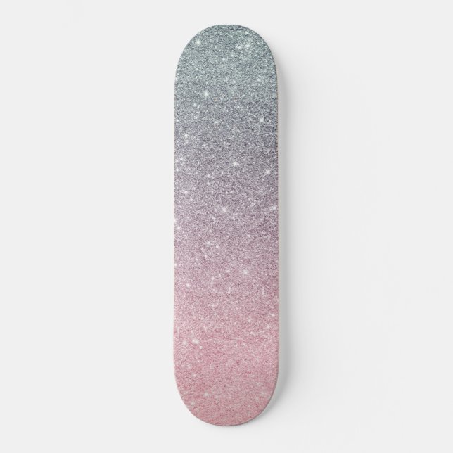 skateboard tendance avec parties scintillant de pa (Recto)