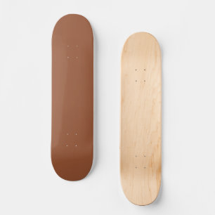 Skateboard Terracotta Burnt Orange couleur solide