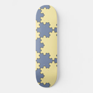Skateboard Tessellé Koch Snowflakes (Motif fractal)