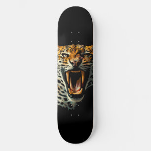 Skateboard Tête d'attaque du léopard