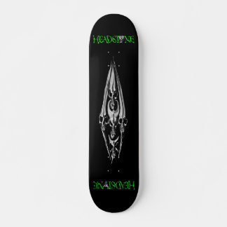 Skateboard TÊTE-PIERRE crâne blanc