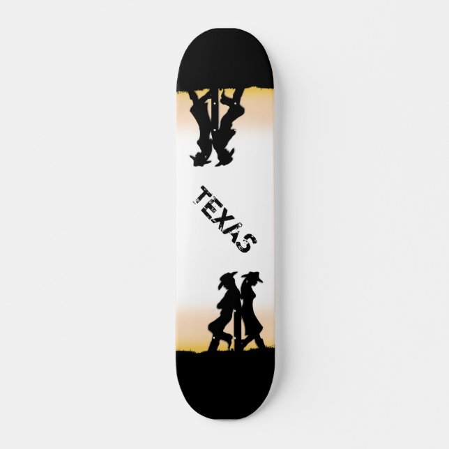 Skateboard Texas Cowboy (Devant)