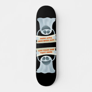 Skateboard Texte d'attente du fantôme
