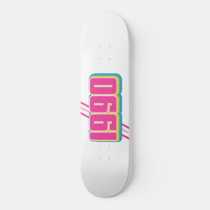 Skateboard Texte vintage de 1990