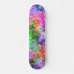 Skateboard Texture chromée