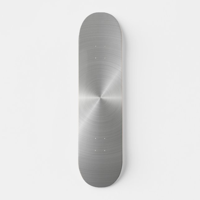Skateboard Texture polie circulaire brillante en métal (Devant)