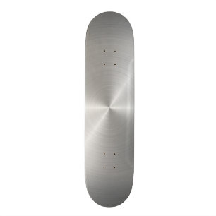 Skateboard Texture polie circulaire brillante en métal