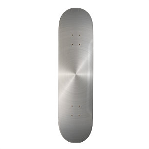 Skateboard Texture polie circulaire brillante en métal