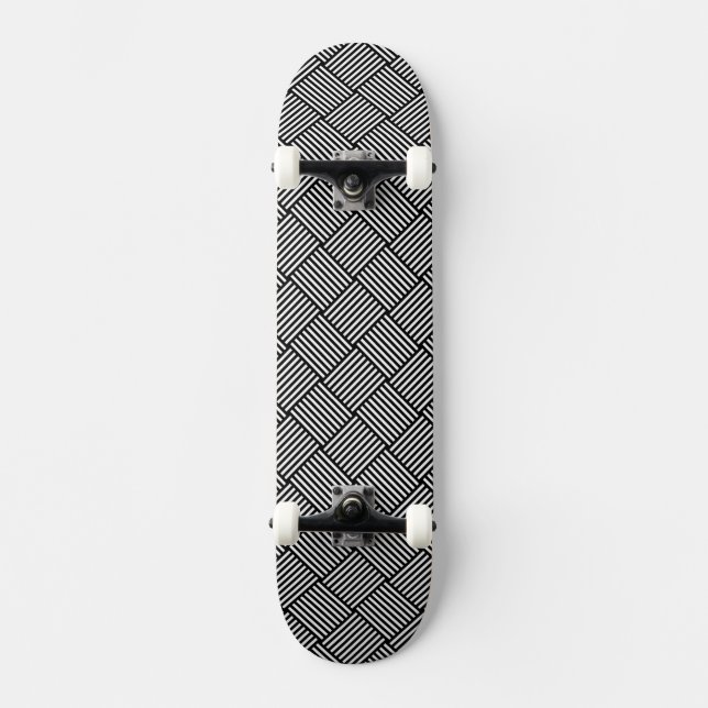 Skateboard Texture vérifiée géométrique (Recto)