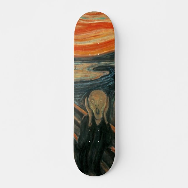 Skateboard The Scream - Edvard Munch (Devant)